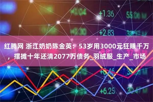 红腾网 浙江奶奶陈金英：53岁用3000元狂赚千万，摆摊十年还清2077万债务_羽绒服_生产_市场